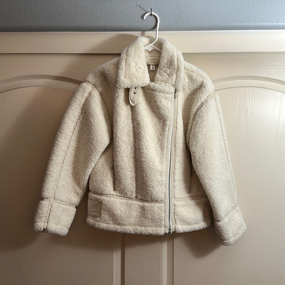 TOP SHOP SHERPA JACKET UK 6/US 2